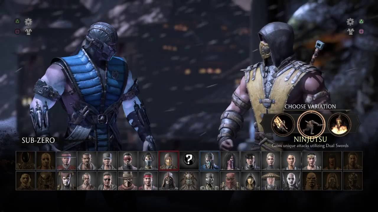 Mortal Kombat X - Sub-Zero Vs Scorpion [PS4]
