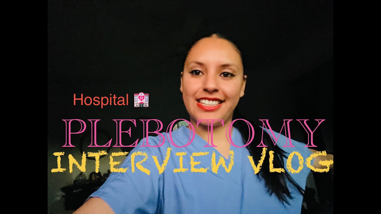 Видеоблог с интервью о работе флеботомиста в больнице