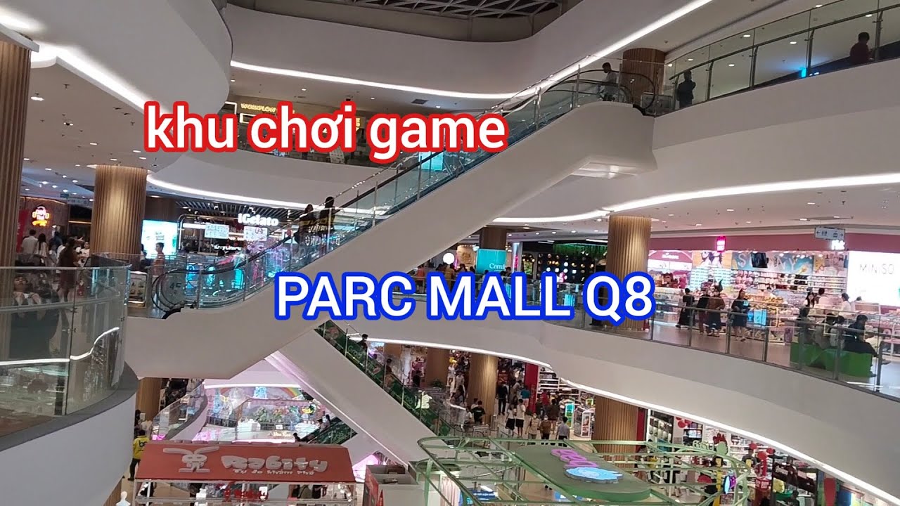 Vào khu chơi game parc mall Q8 cuối tuần đông quá 