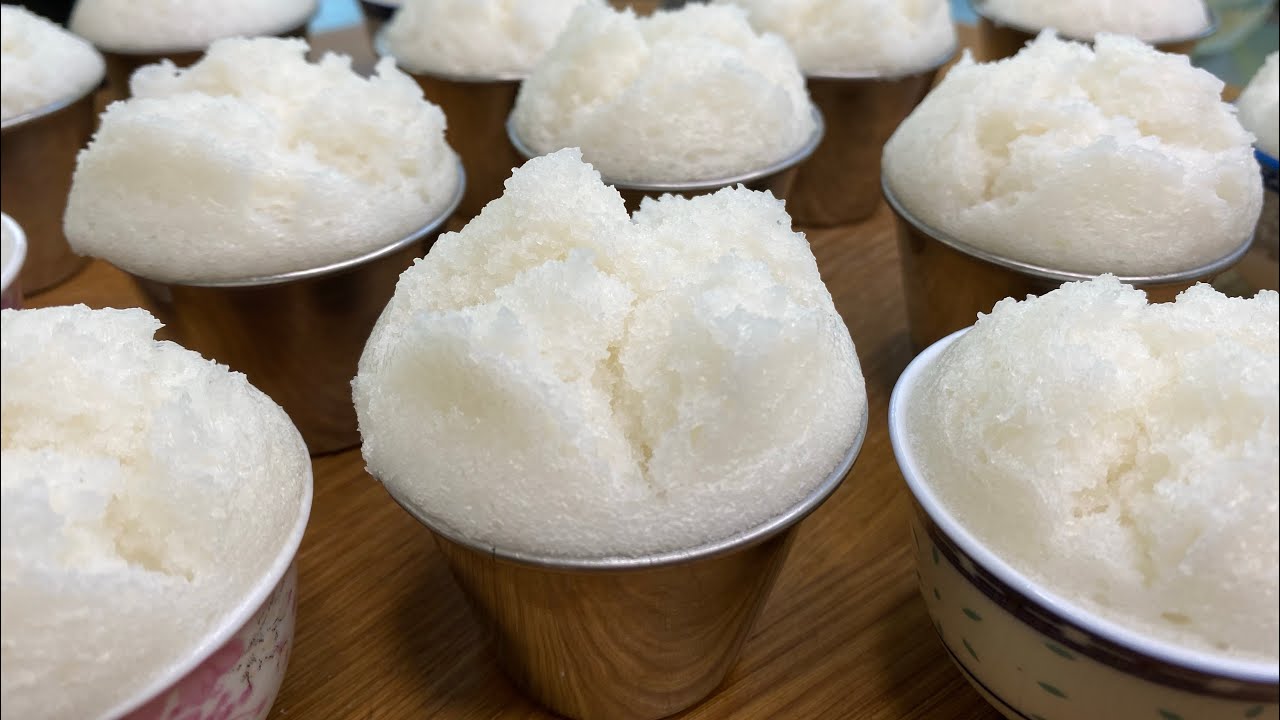 Cách Làm Bánh Bò Bông Xốp Truyền Thống - Traditional Vietnamese Steamed Rice Cake