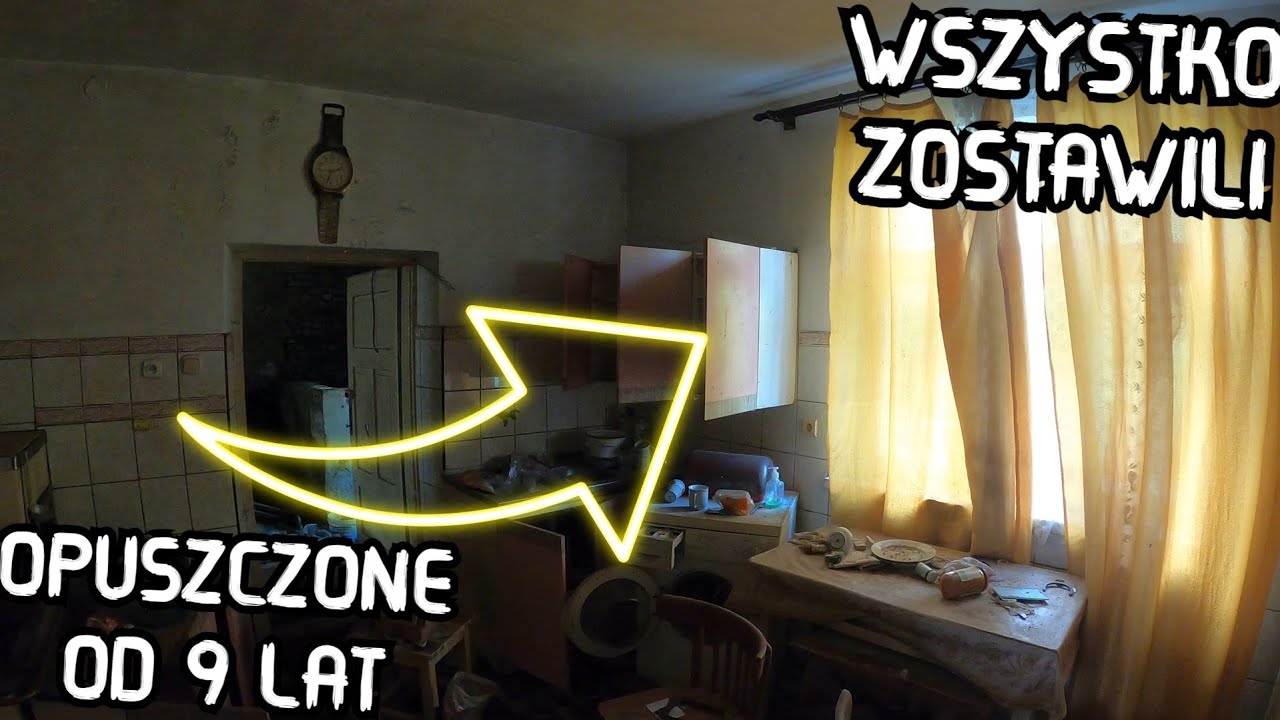 OPUSZCZONY DOM PRZY STAWIE Z PEŁNYM WYPOSAŻENIEM