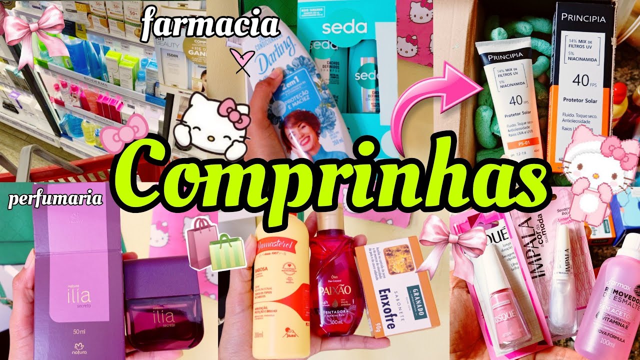 COMPRINHAS DE AUTOCUIDADO| perfumaria, accessorios, farmacia