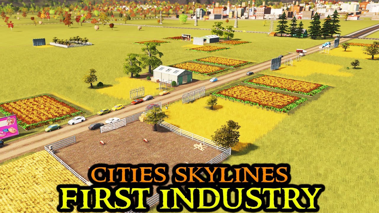 Создание ПЕРВОЙ ОТРАСЛИ — Cities Skylines MEGACITY — Эпизод 2 || 4000 ресурсов и модов | Моделиро...