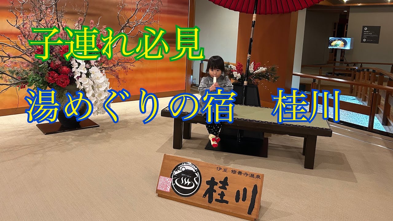 子連れ伊豆修善寺、湯めぐりの宿桂川