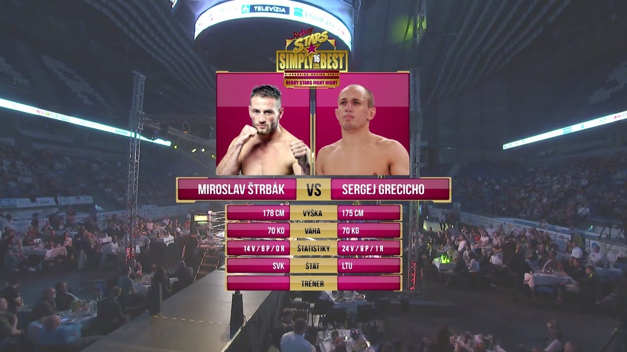 Rebuy Stars & Simply the Best 16 - Miroslav Štrbák vs Sergej Grecicho - WKN International MMA title