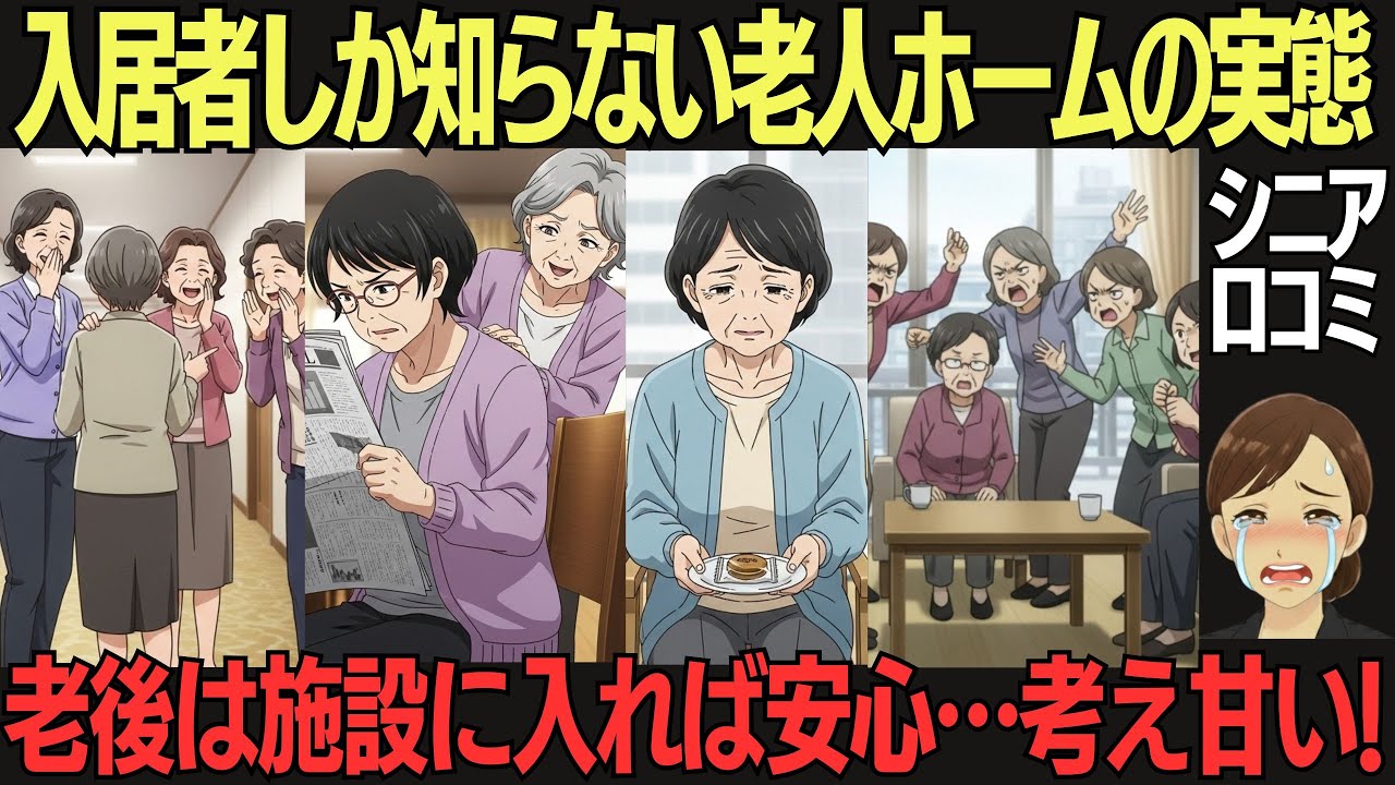 老人ホームの深淵〜「入居して知った地獄と真実」口コミ20選！「老後は施設に入れば安心」…その考えは、あまりに甘いかもしれません。