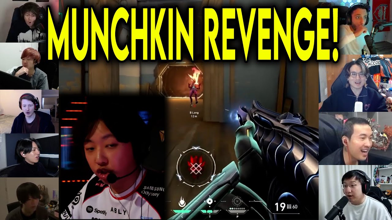 Valorant Streamers Reacts To T1 Munchkin CRAZY ACE Against GENG In VCT