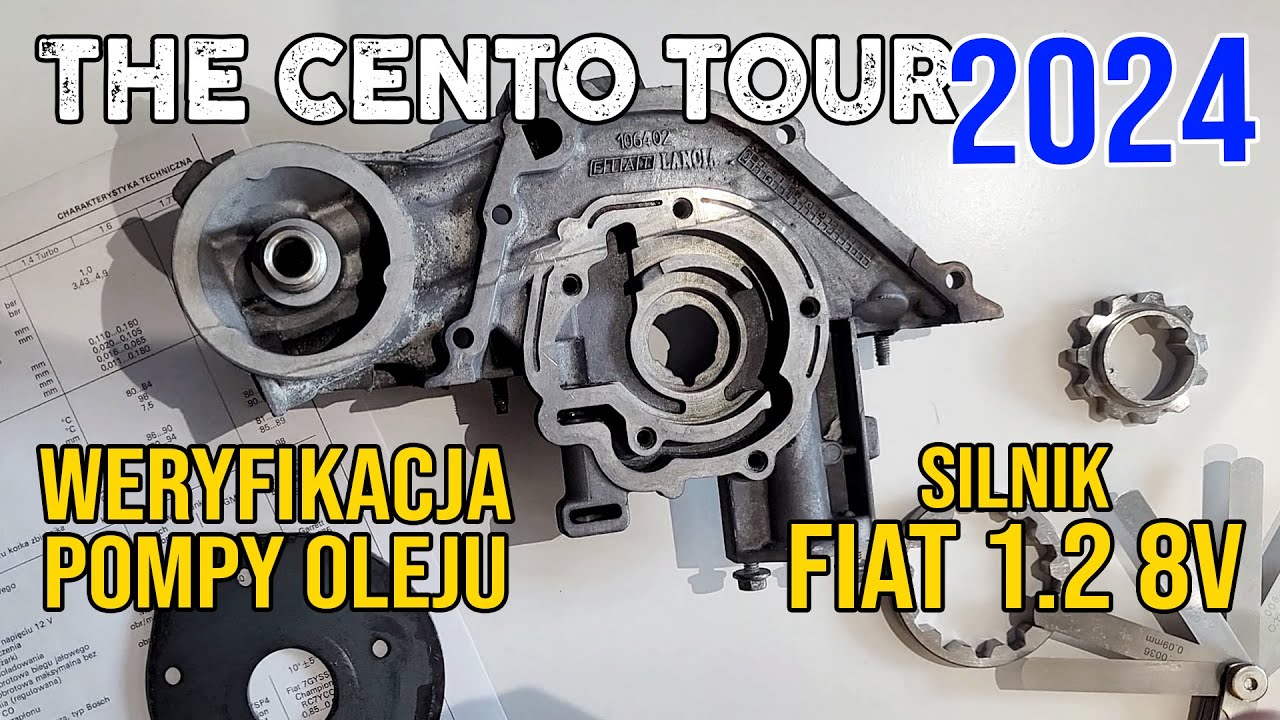 Silnik Fiat 1.2 8v - weryfikacja pompy oleju. Popsuty Mercedes - The Cento Tour 2024