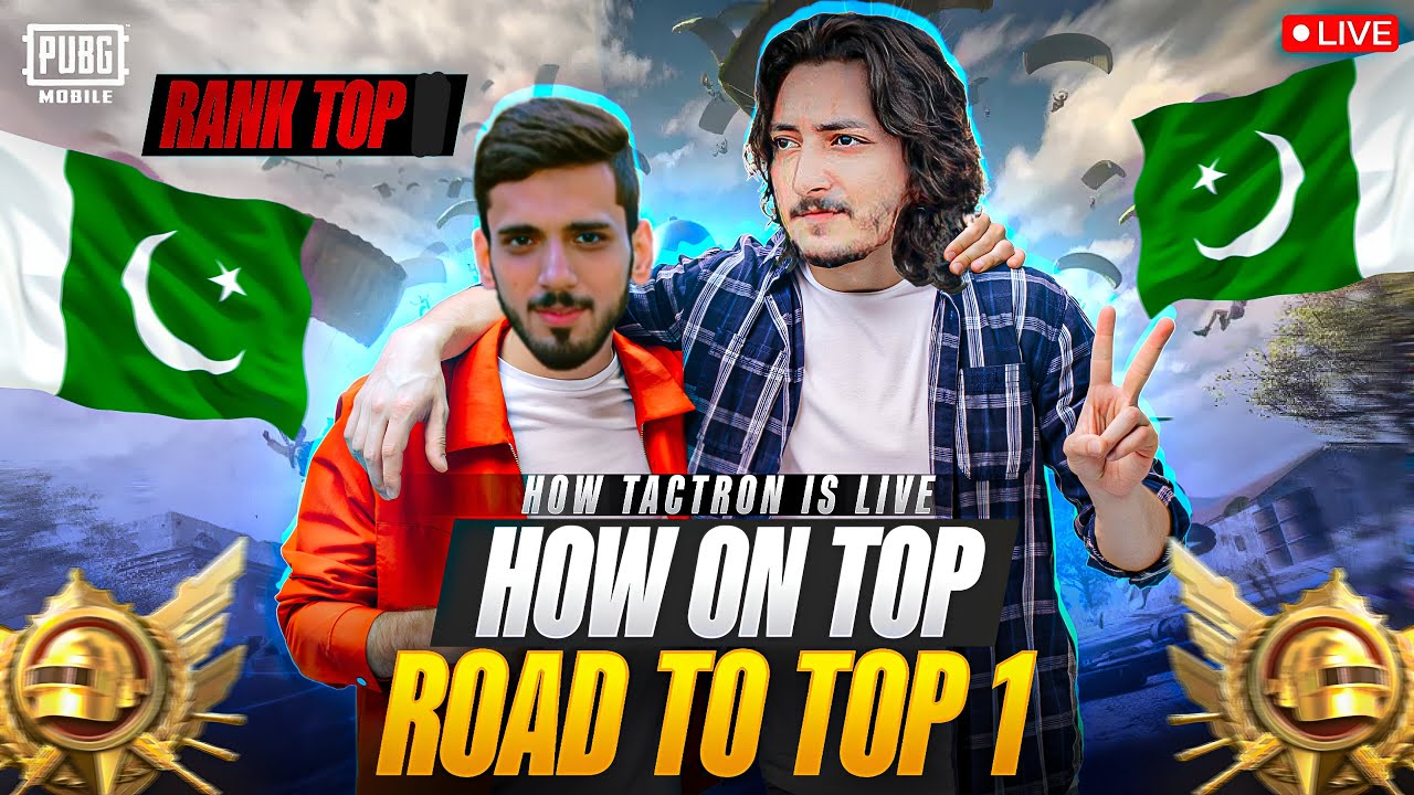 Push On How Brand Account Rank#2 | How Tactron Live | Pubg Mobile