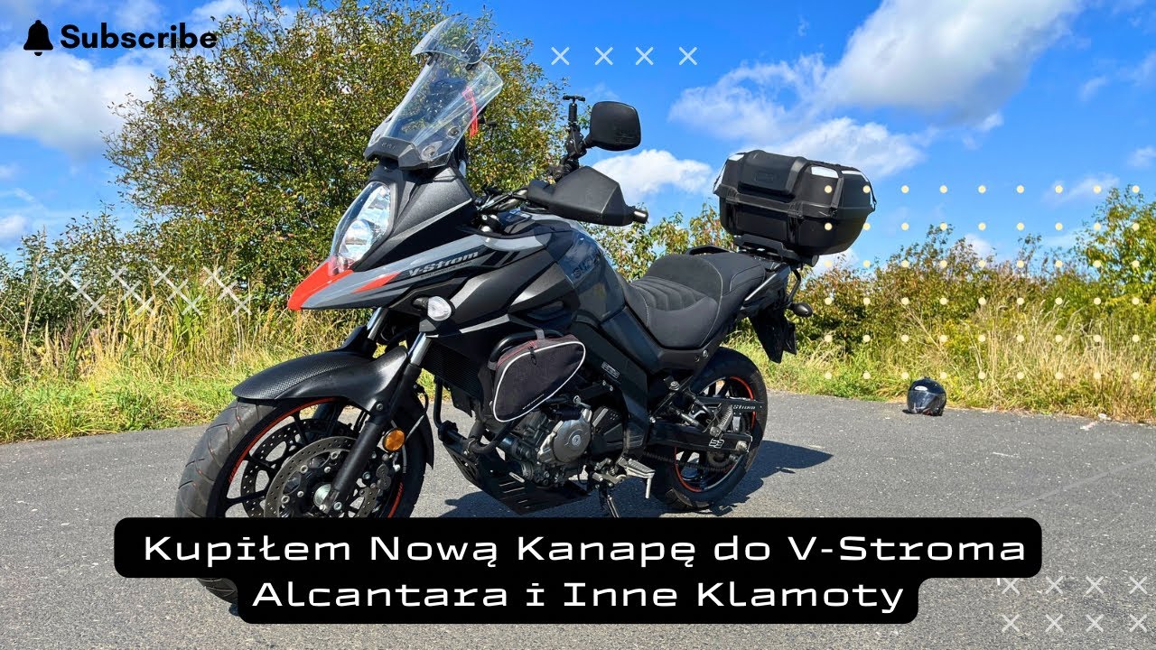 Nowa Kanapa w Moim Suzuki V-Strom 650