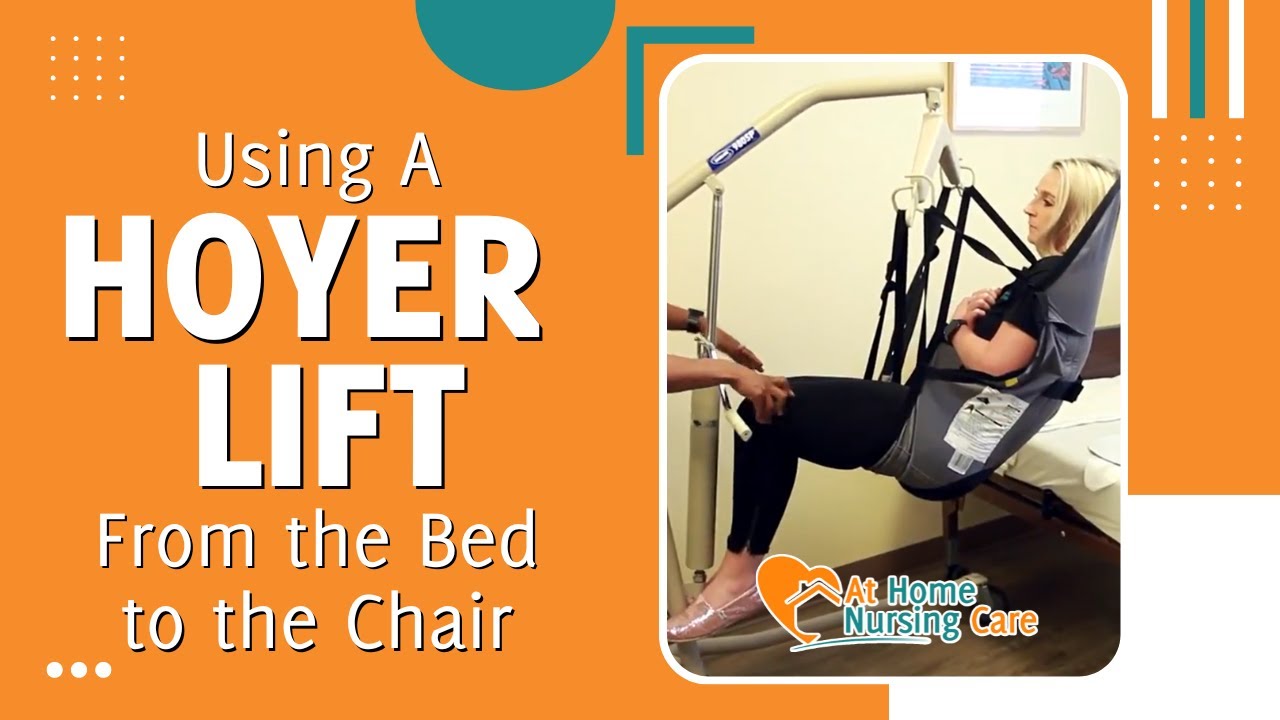 Using a Hoyer Lift #1 - How to Transfer from the Bed to the Chair