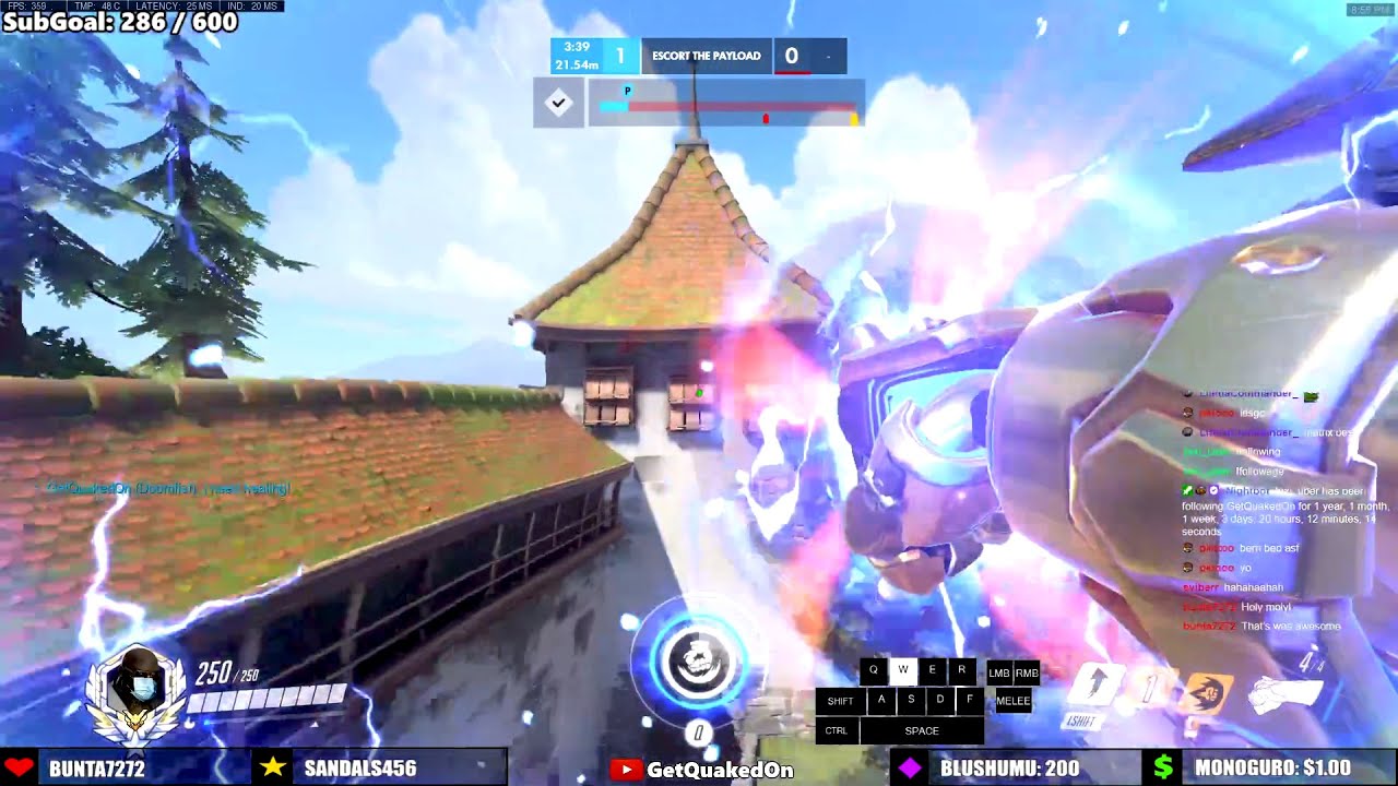 GetQuakedOn #1 Doomfist VS Season 34 Meta! [ Overwatch Top 500 ]
