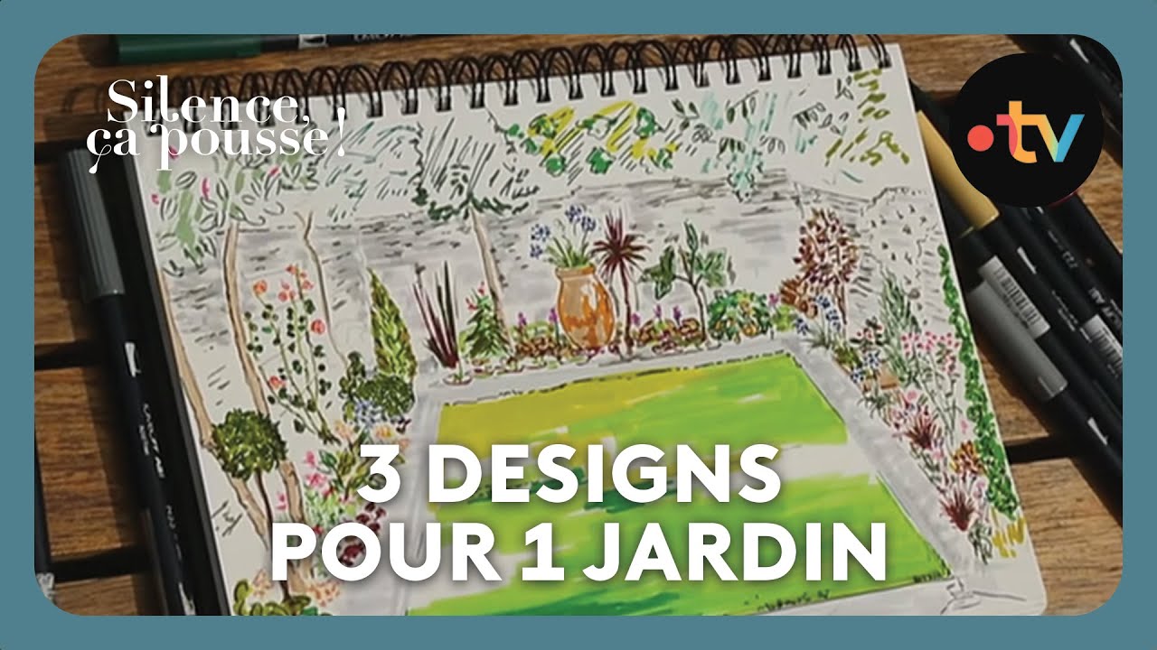 Pas de panique : 3 designs pour 1 jardin - Silence, ça pousse !