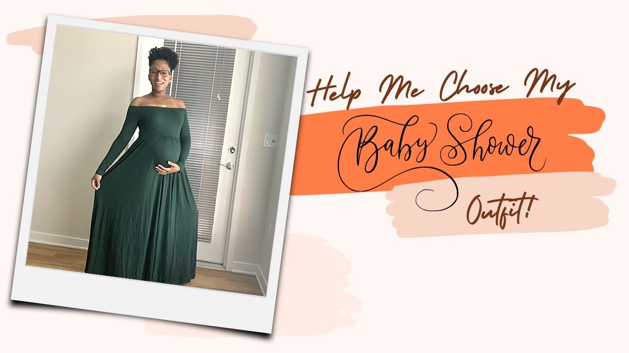 Help Me Choose An Outfit for My Baby Shower - Amazon Maternity Haul