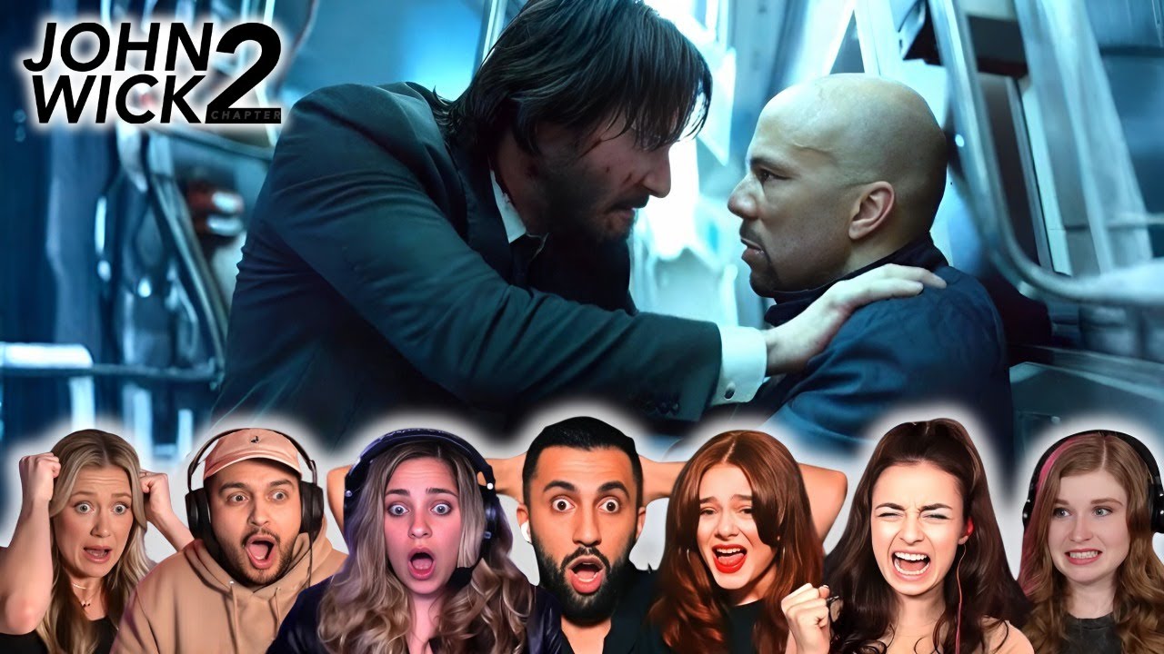 First Time Reaction to ''JOHN WICK Subway Fight Scene'' in JOHN WICK: CHAPTER 2 (2017)