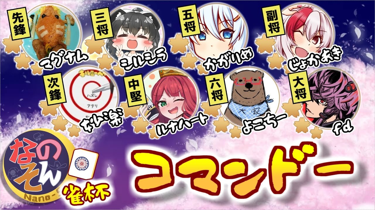 【雀魂】第2回なのそん雀杯～団体戦 後半～ 2025/1/8【じょかあき視点】