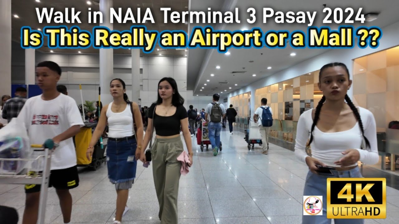 Exploring a Unique Airport in the Philippines | Walk in NAIA Terminal 3 airport 2024