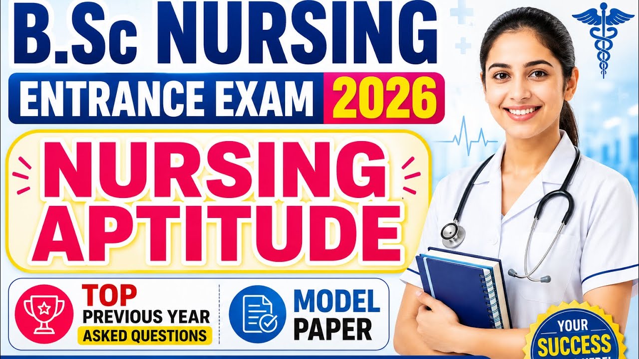 Nursing Aptitude Previous year asked questions | Bsc Nursing Entrance Exam 2026