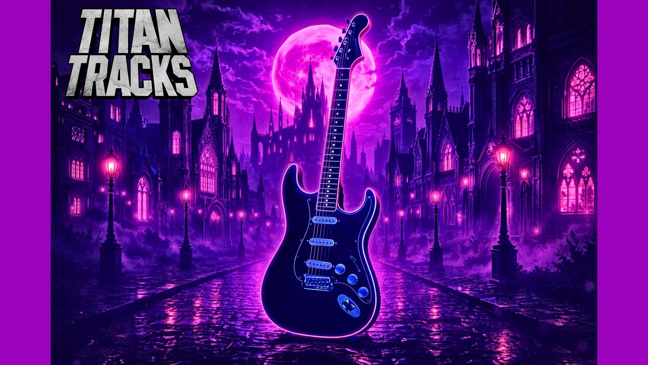 Midnight Hour Hard Rock in A Minor (Am) Backing Track - 80 BPM