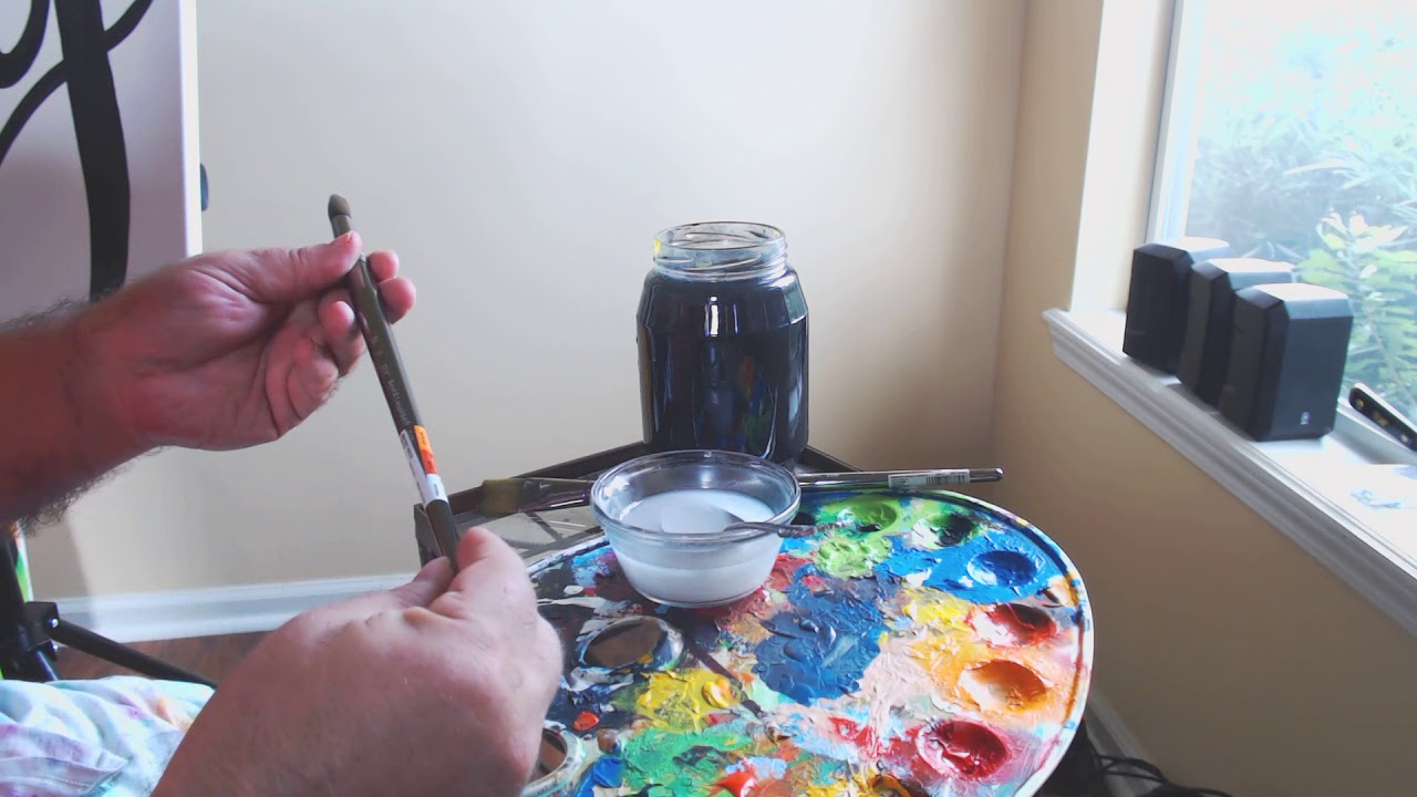 How to reshape deformed paint brushes