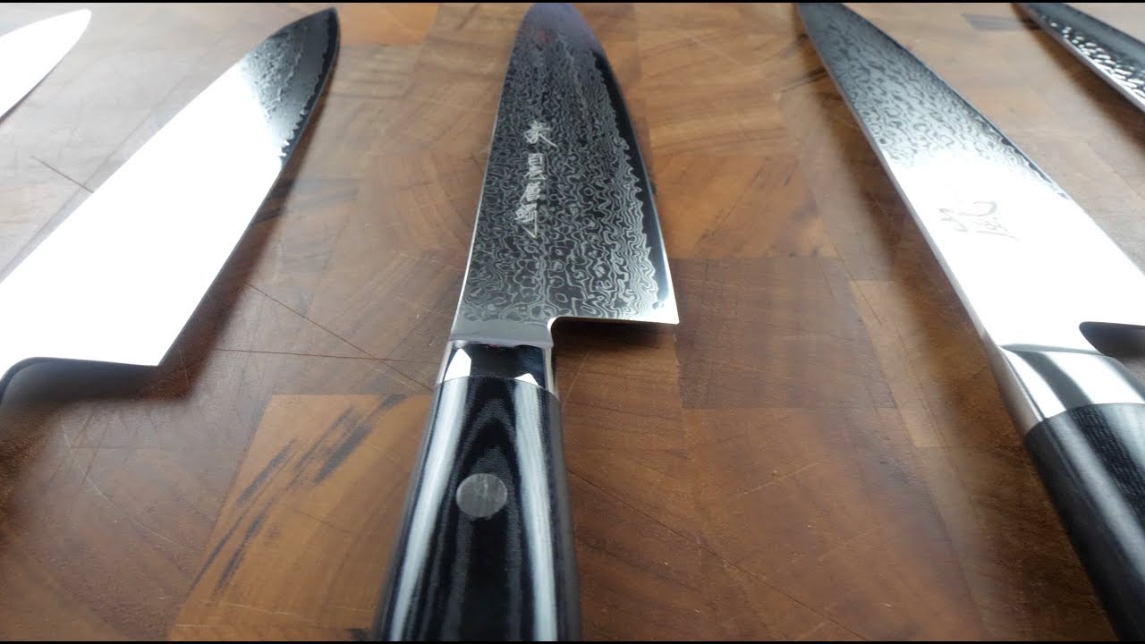 Yaxell Cutlery: вся линейка поварских ножей VG10 и SG2
