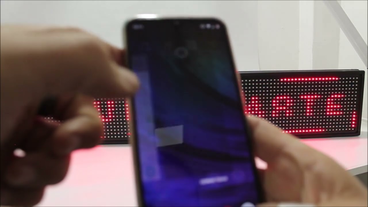 CARTEL LED PROGRAMABLE WIFI CONECTION