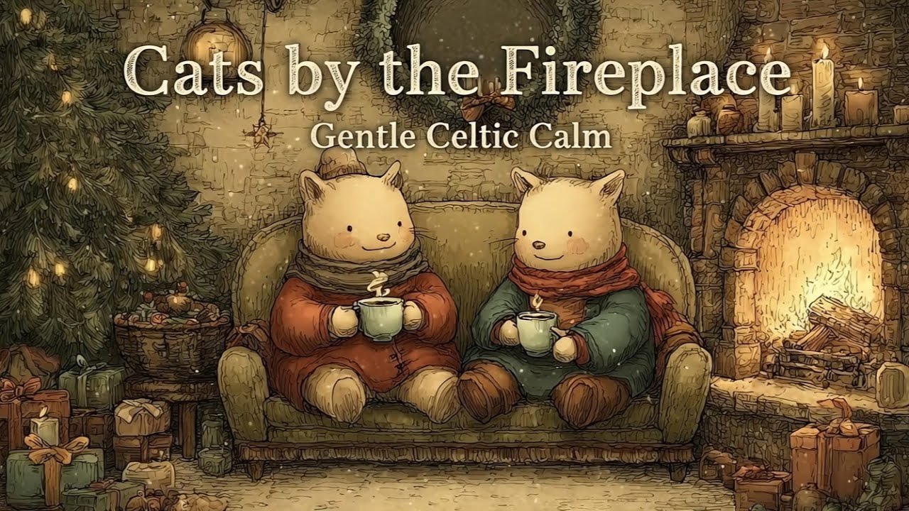 Gentle Celtic Music | Quiet Cats by the Fire
