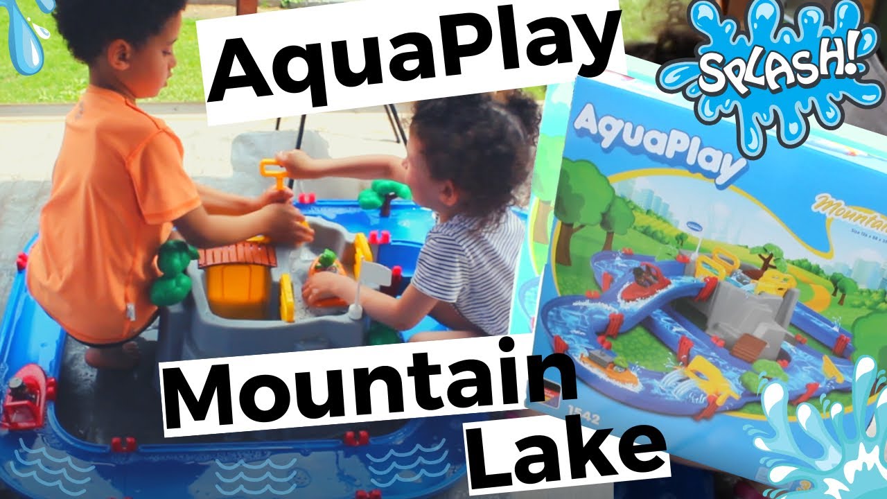 AquaPlay Mountain Lake Playset | Summertime Outdoor Water Play | Kids and Family Fun