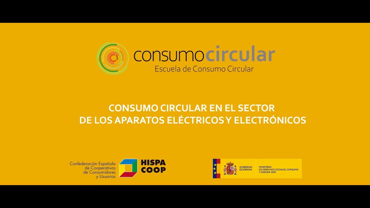 Consumo Circular en el sector de los aparatos el&eacute;ctricos y electr&oacute;nicos.