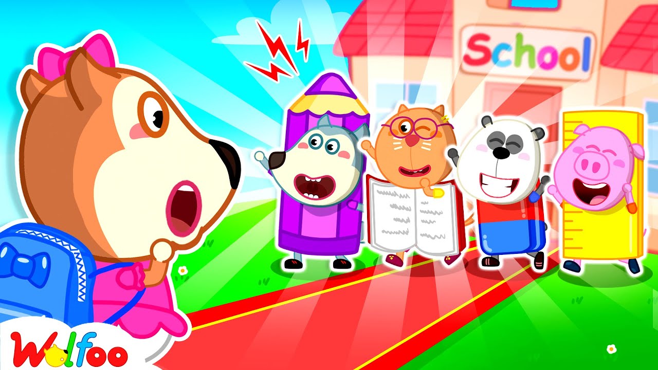 NEW | Lucy's Fun School Supplies Adventure - School Stories for Kids | Wolfoo Channel | Kids Cartoon