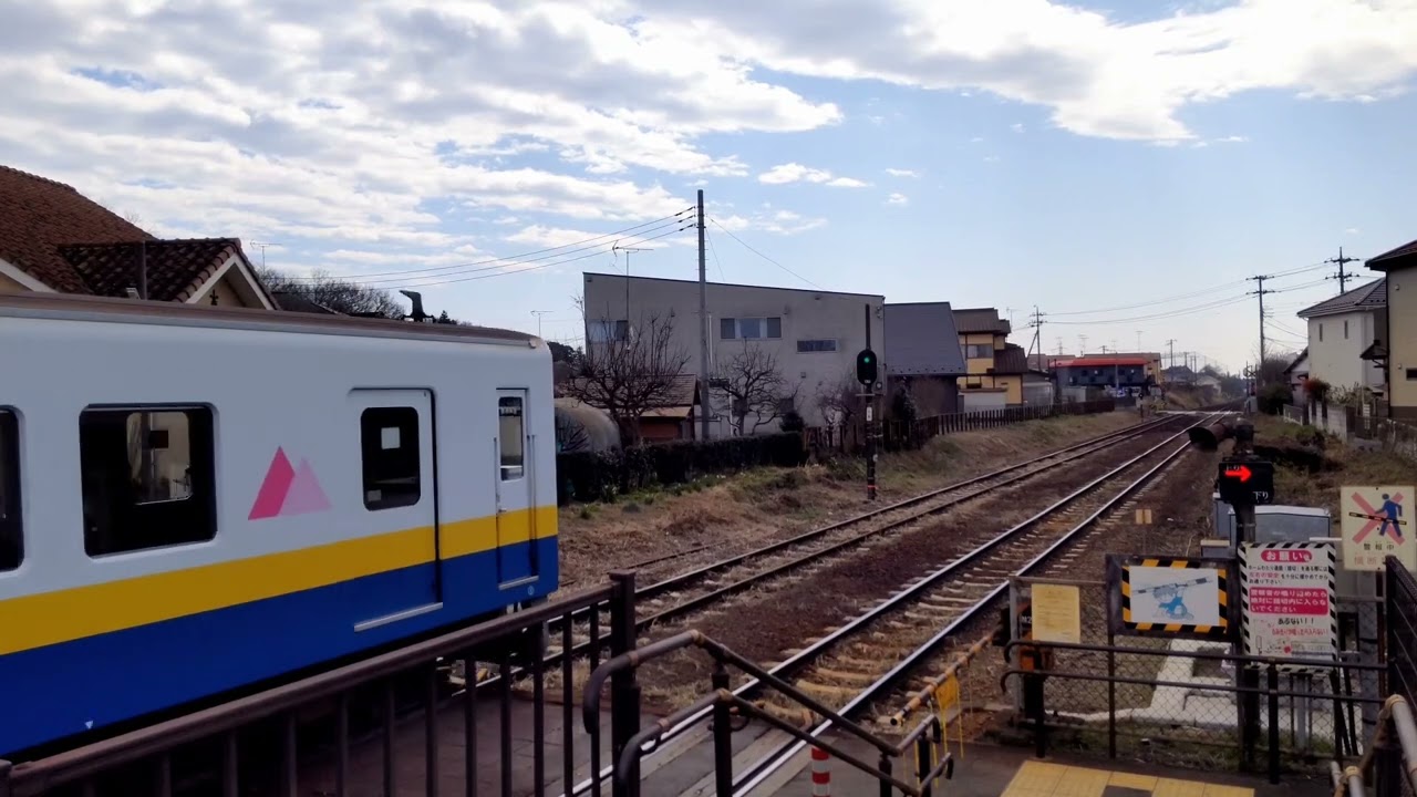 関東鉄道常総線 小絹駅構内踏切