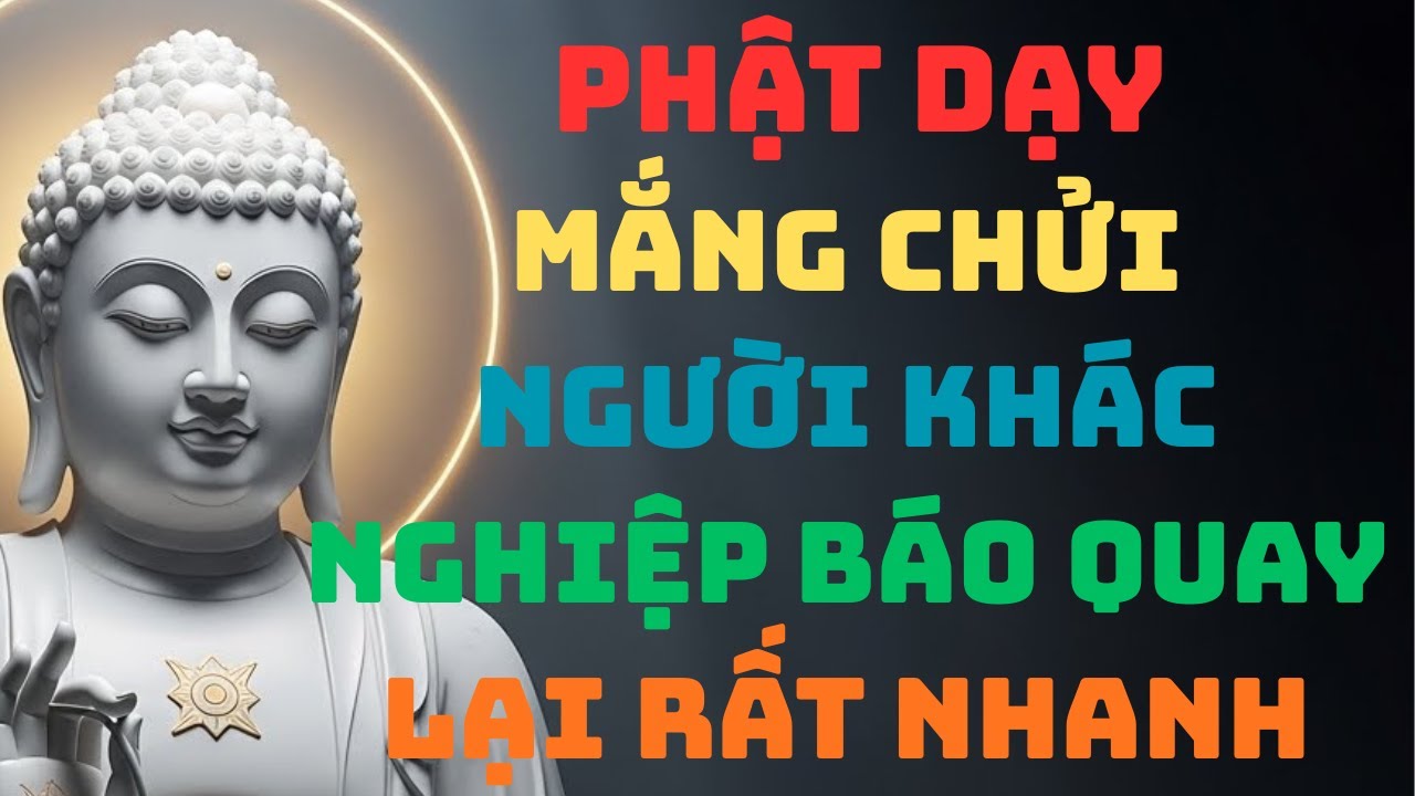 Phật Dạy: Mắng Chửi Người Khác, Nghiệp Báo Quay Lại rất nhanh l BÀI HỌC TỈNH THỨC
