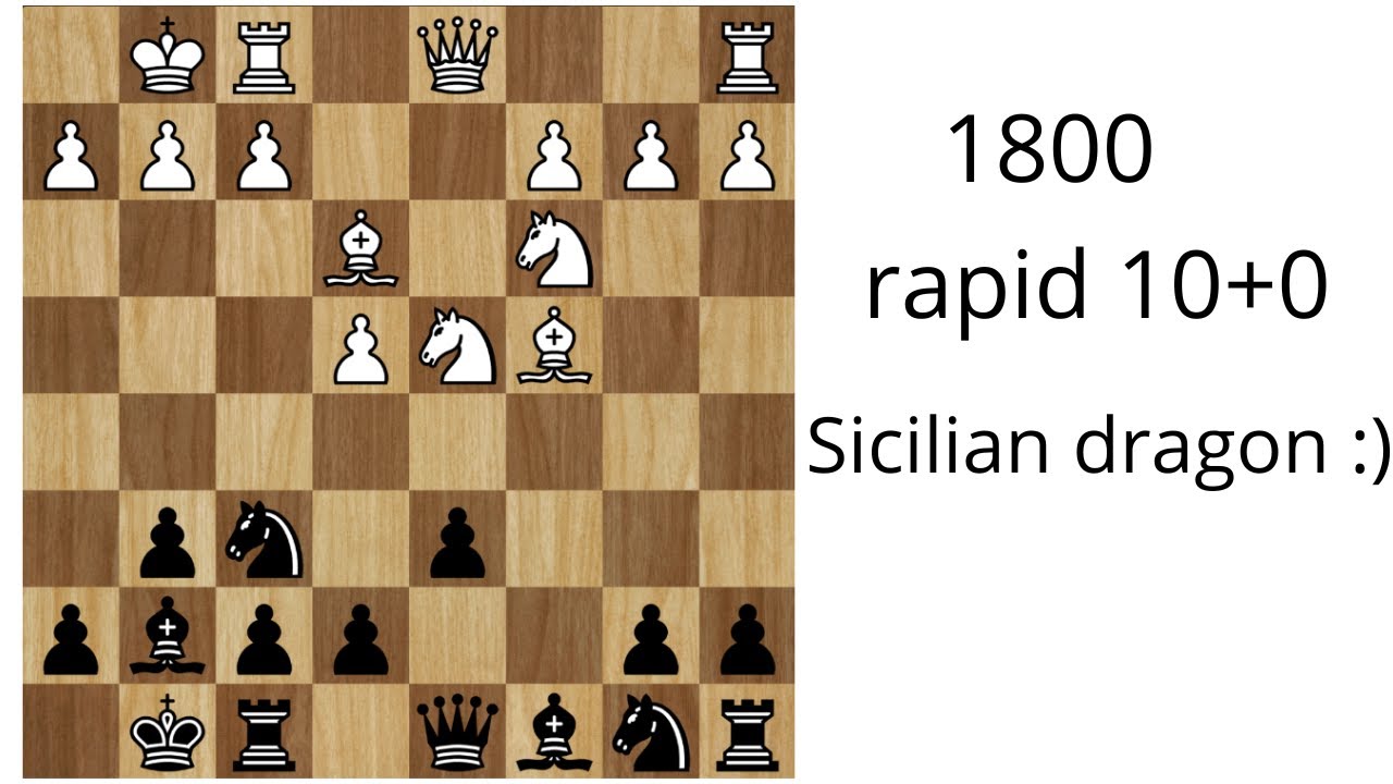 Sicilian defense on the 1800 level with face reveal