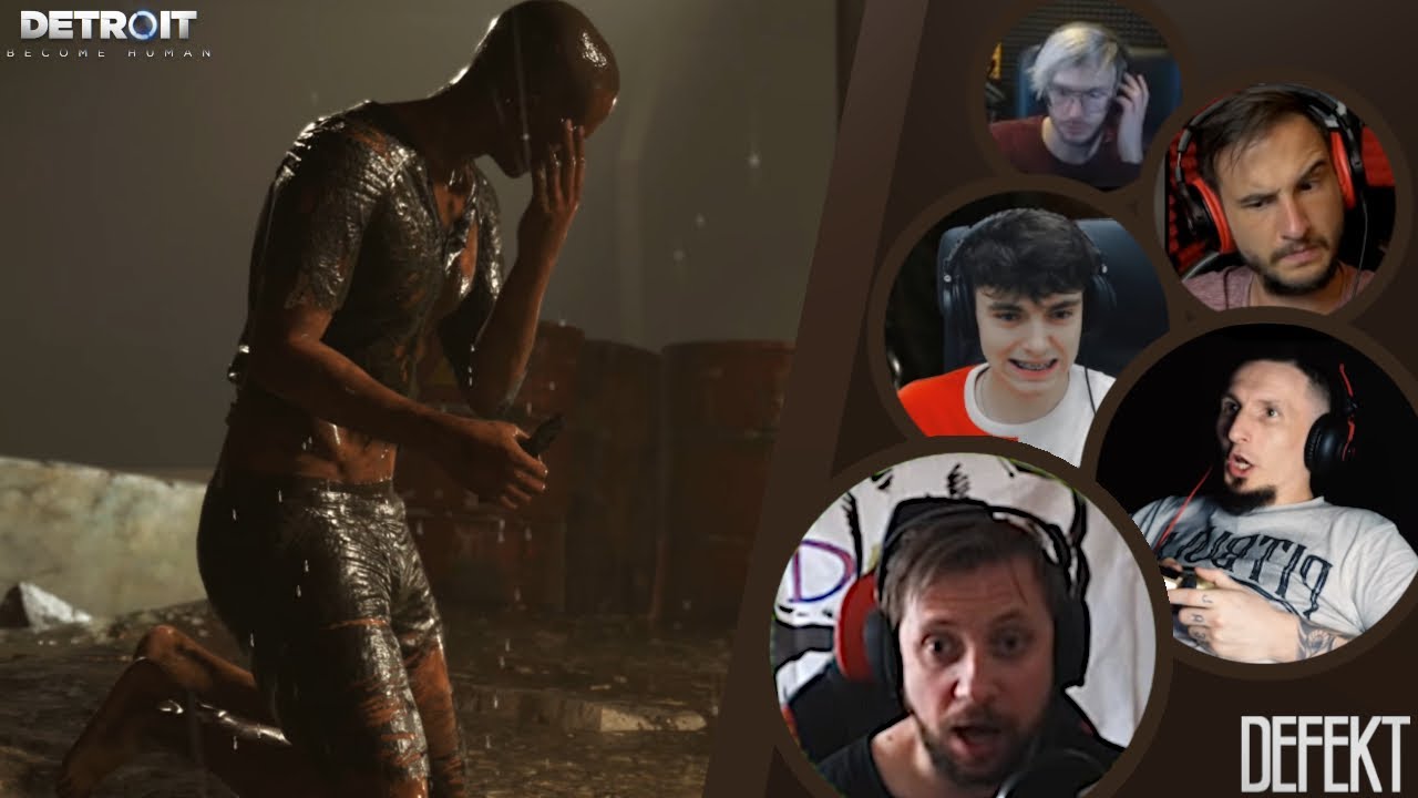 Zmartwychwstanie Markusa - Reakcje Polskich Youtuberów - Detroit: Become Human