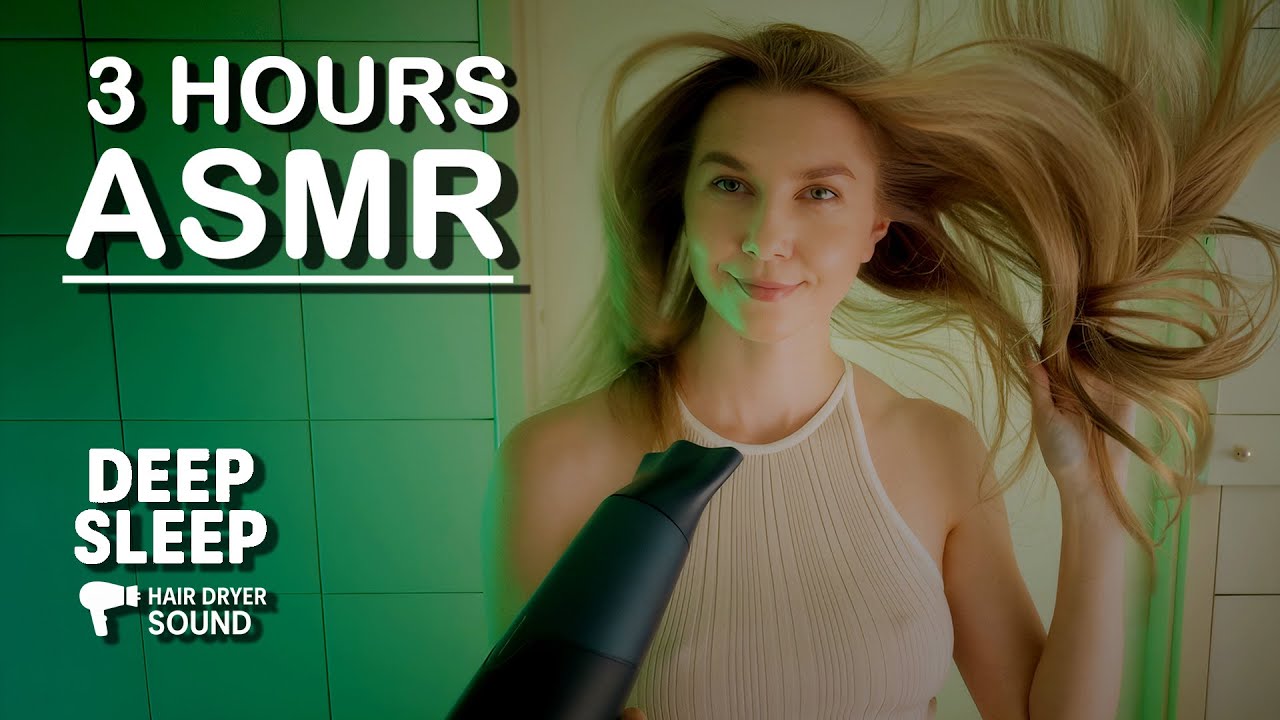 Intense ASMR Hair Triggers | Close Up Hair Brushing & Gentle Blow Drying (Extreme Tingles)