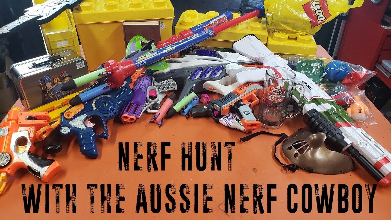 Goodwill Nerf Hunt - Birthday 2020 with the Aussie Nerf Cowboy