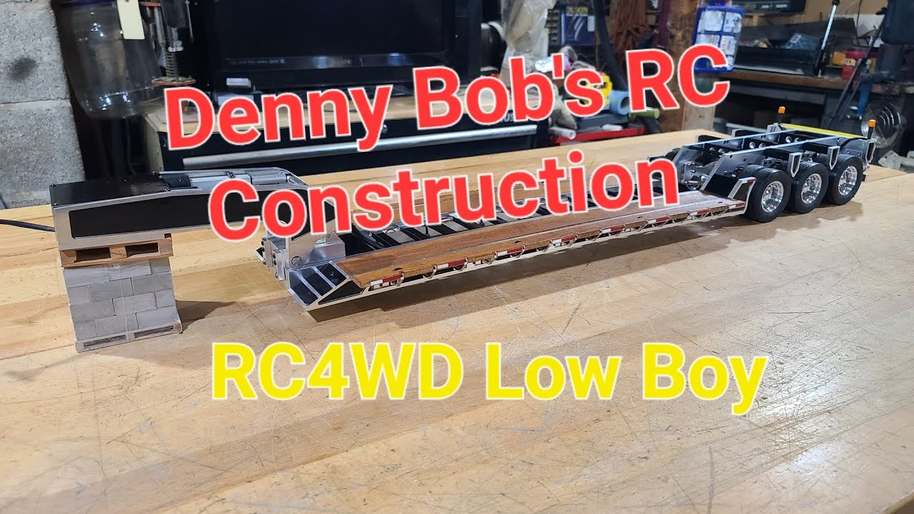 My 1/14 RC4WD Low Boy Trailer Upgrades and Color