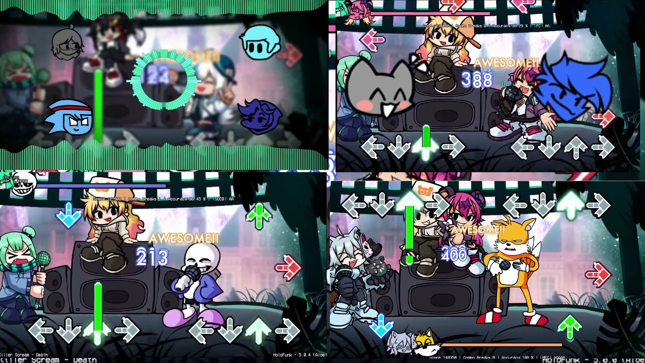 (Old) FNF Killer Scream BETADCIU Quad mashup!
