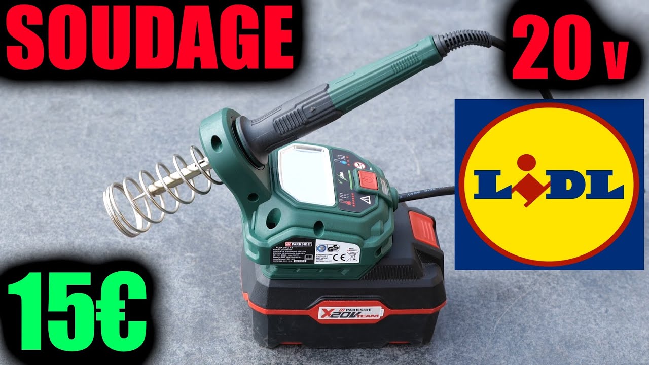 LIDL БЕСПРОВОДНАЯ ПАЯЛЬНАЯ СТАНЦИЯ PARKSIDE PLSA 20-Li A11 20V 480° X20VTEAM