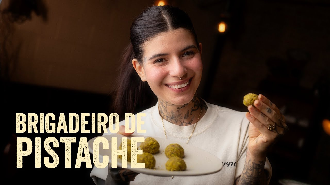 Brigadeiro de pistache vegano super fácil 🌱