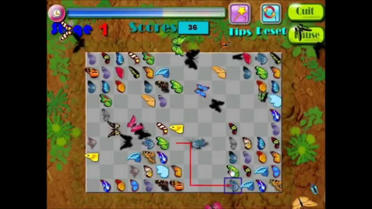 Butterfly Kyodai game