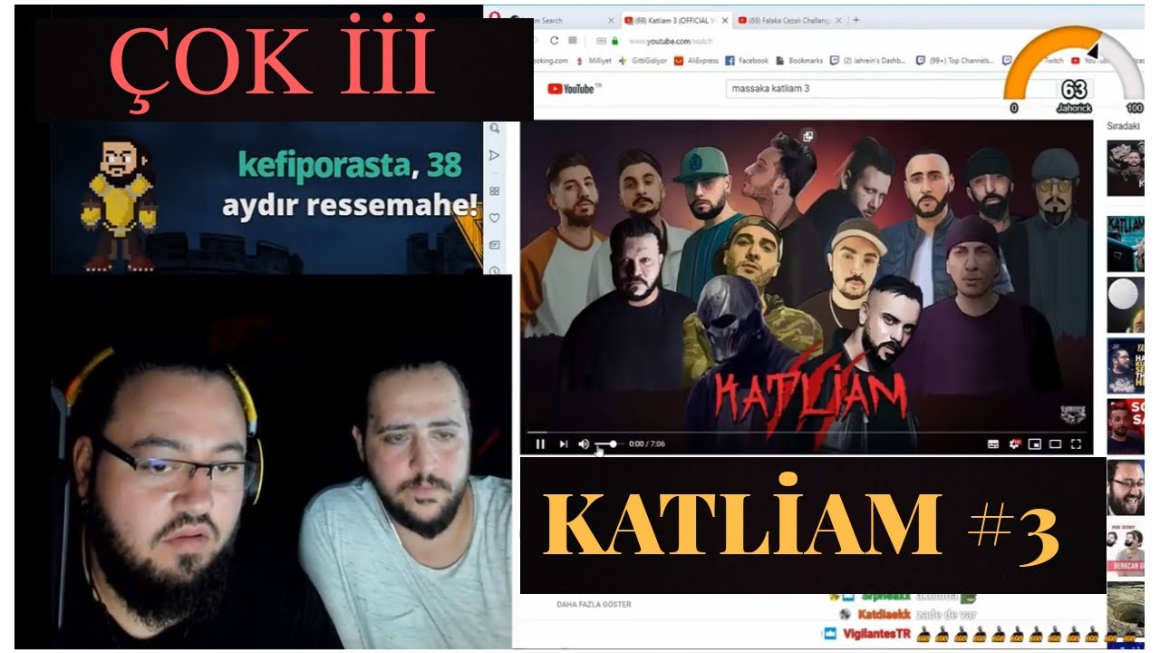 Jahrein Çocukluk Arkadaşıyla Katliam 3 Dinliyor.