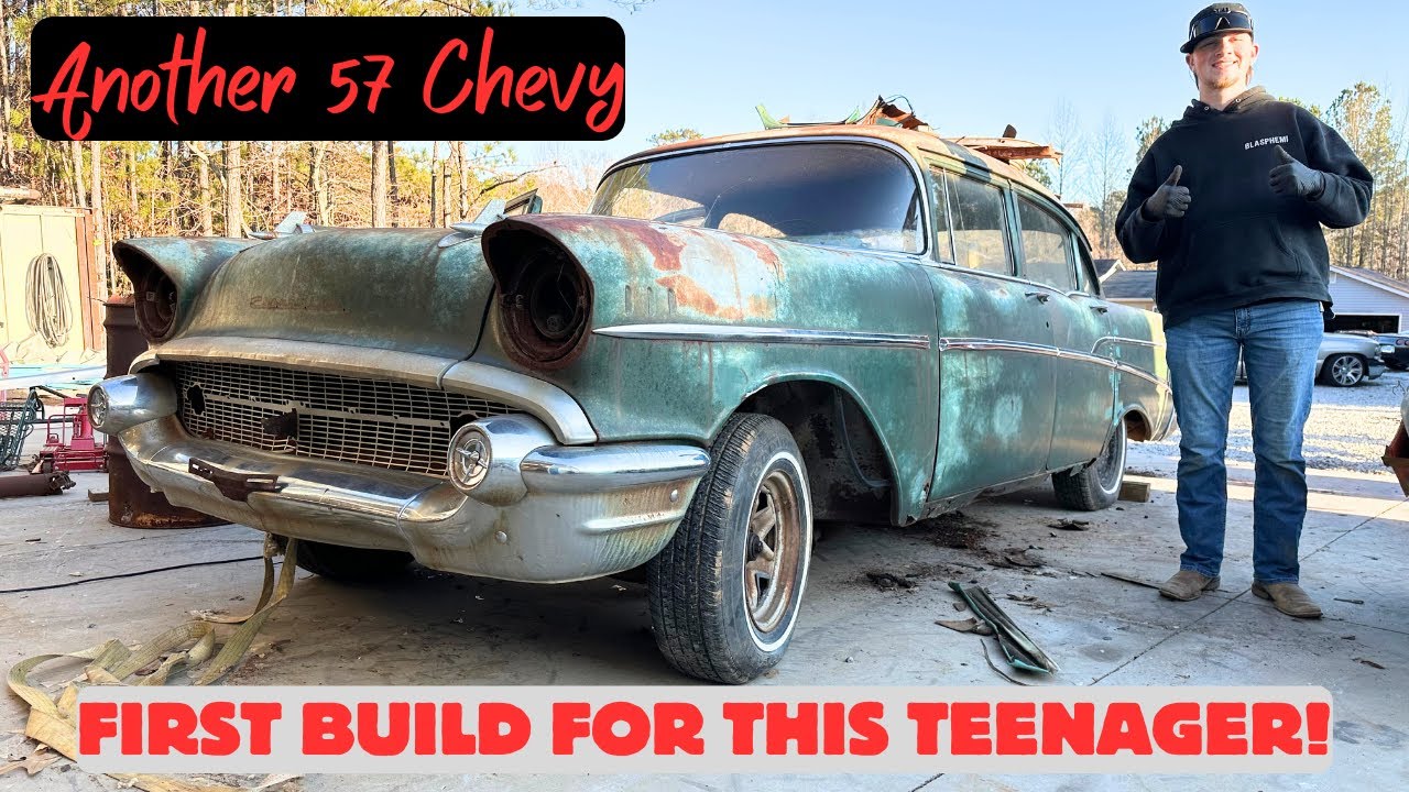 18 year old's first hot rod! 1957 Chevy
