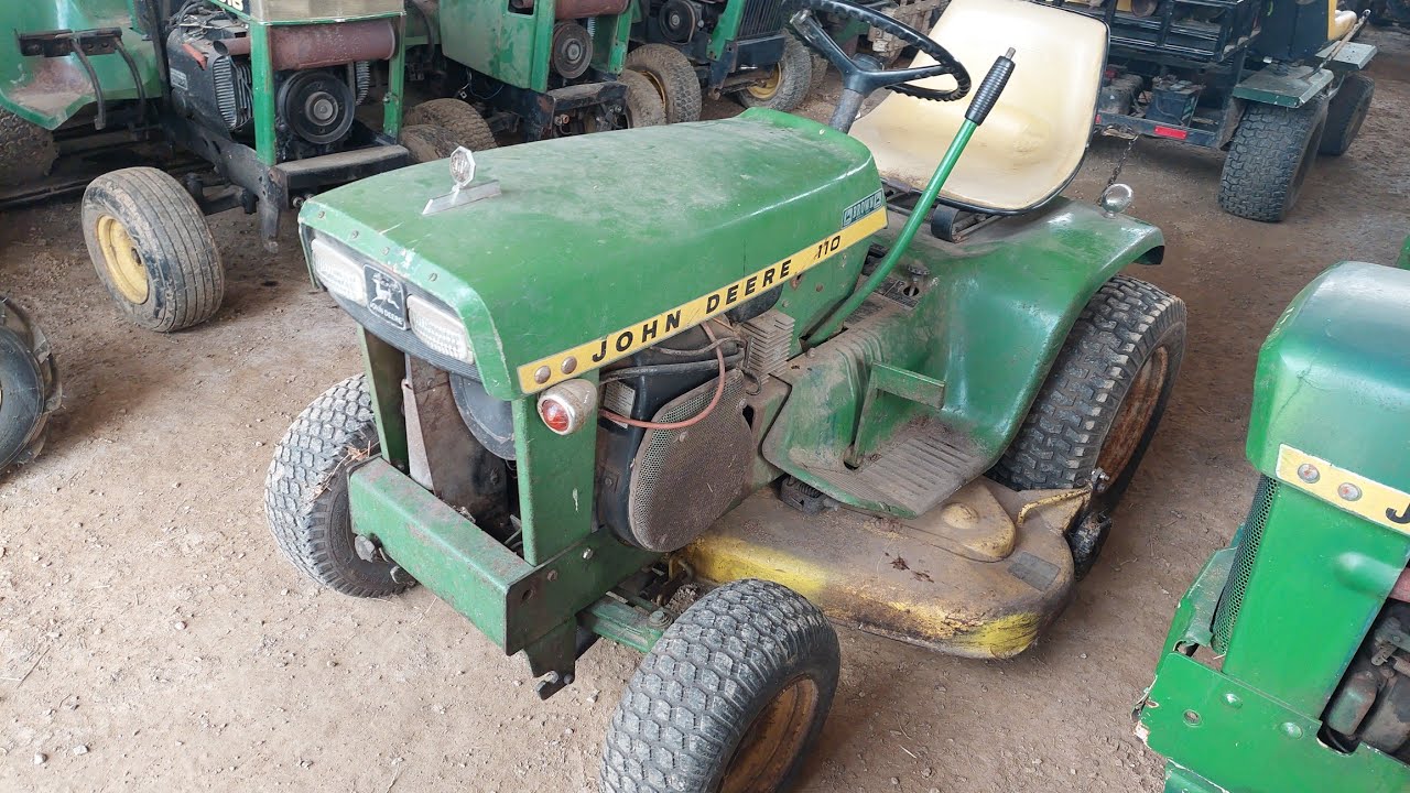 1972 john deere 110 sat in a barn for years will it start