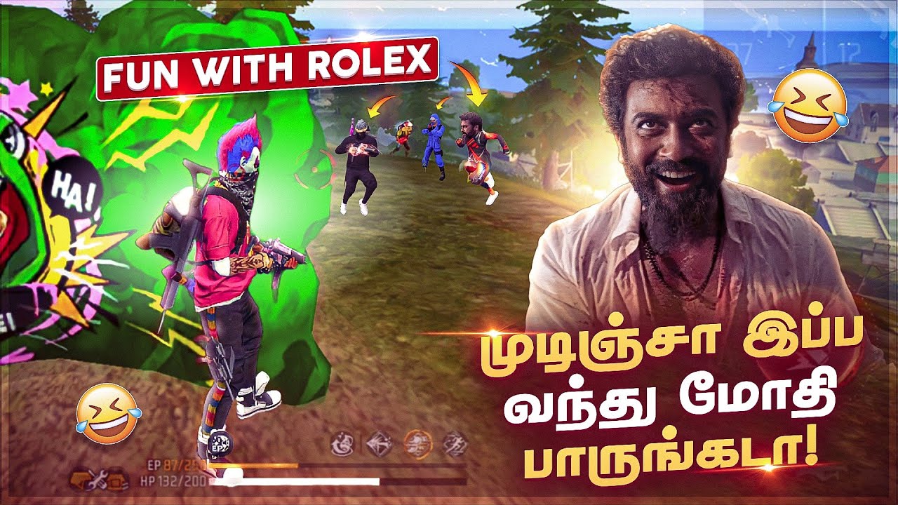 SQUAD SOTHANAIGAL 🤣 WITH ROLEX 😂 || FREE FIRE TAMIL 😍 || GAMING PUYAL