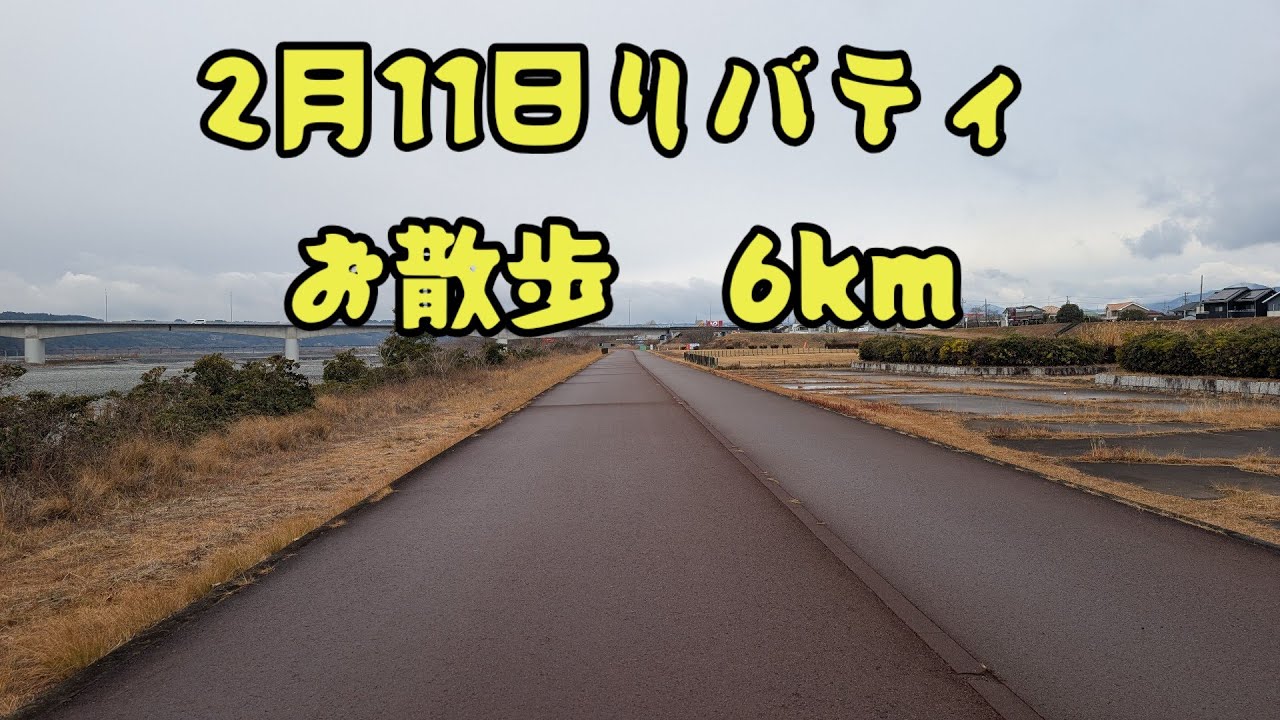 2月11日リバティお散歩6km