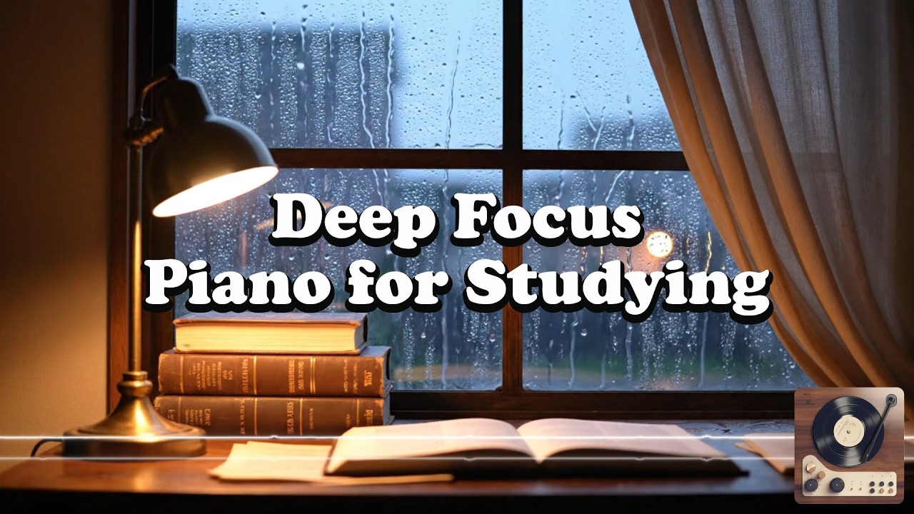 Deep Focus Piano for Studying 📚 Calm Ambient Music for Reading, Concentration & Relaxation