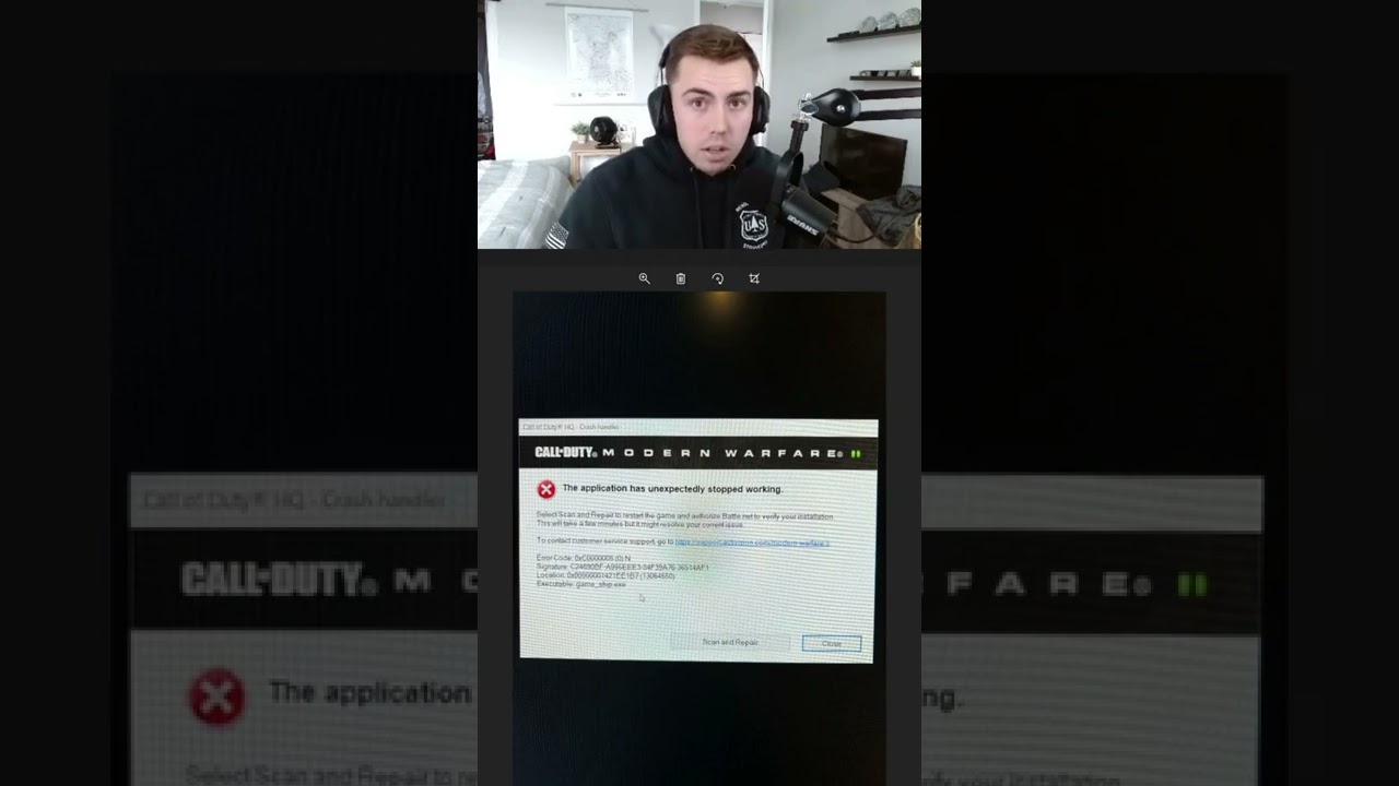 MWII Crashing Fix #shorts #cod #mw2 #mw22022 #mwii #callofduty #bug #fixed #tech