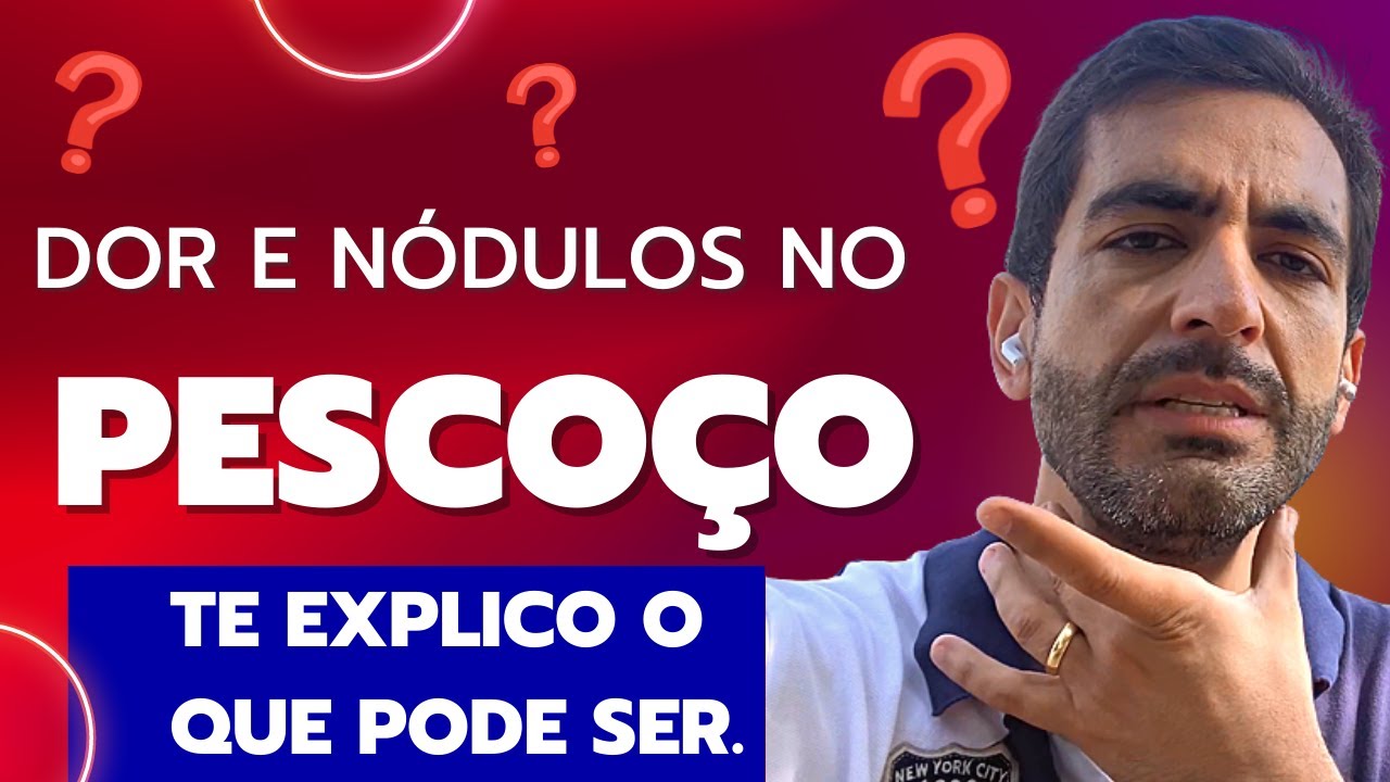 Caroço ou nódulo no pescoco e garganta que é dolorido e inchado, o que pode ser?