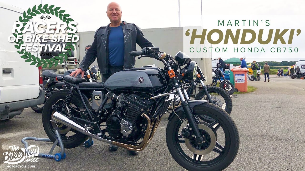 Martin's Honda CB750 'Honduki' custom shed build - Racers of Bike Shed Festival